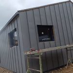 Bardage vertical en zinc